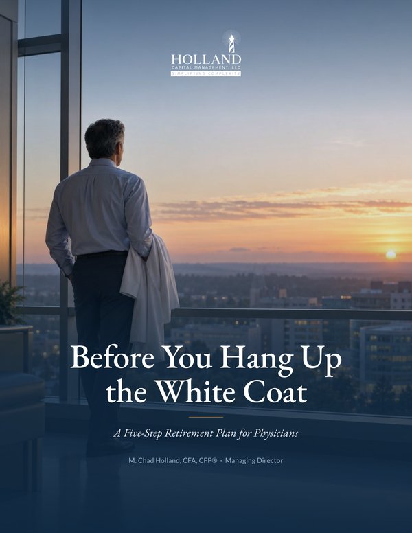 Tax-Efficient Investing for Physicians 1 Before You Hang Up the White Coat guide cover